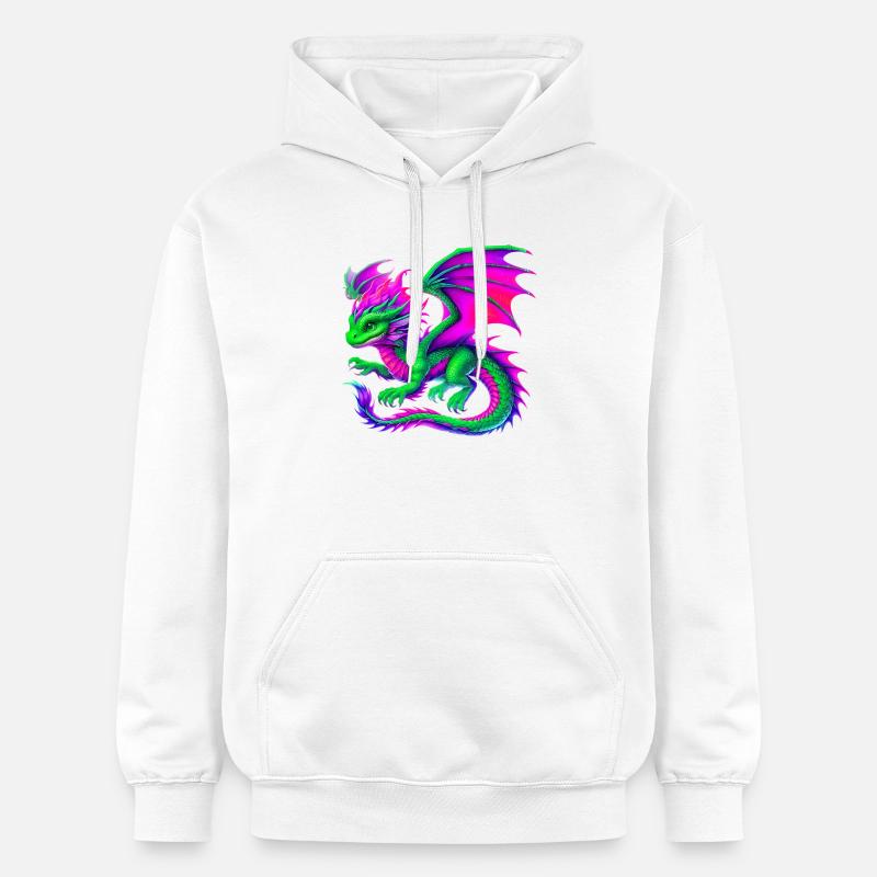 Dragon - Sweat à capuche Softstyle® Gildan Unisexe - blanc