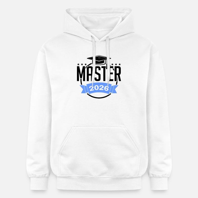 Master 2026 Diplôme - Sweat à capuche Softstyle® Gildan Unisexe - blanc