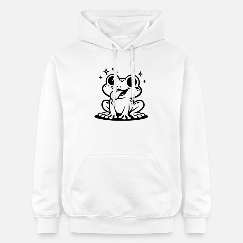 Toad Comic Frog - Gildan Unisex Softstyle® Midweight Hoodie - white