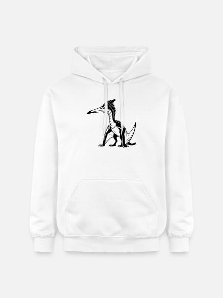Quetzalcoatlus - Gildan Unisex Softstyle® Midweight Hoodie - white
