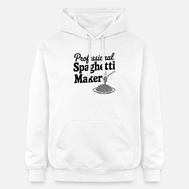 Préparateur de spaghettis professionnel - Sweat à capuche Softstyle® Gildan Unisexe - blanc