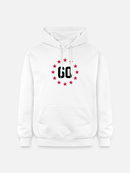 60 ans - Sweat à capuche Softstyle® Gildan Unisexe - blanc