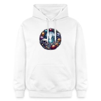 Treasure Island - Gildan Unisex Softstyle® Midweight Hoodie - white - Front - Liana (172cm) & Jaron (178cm)