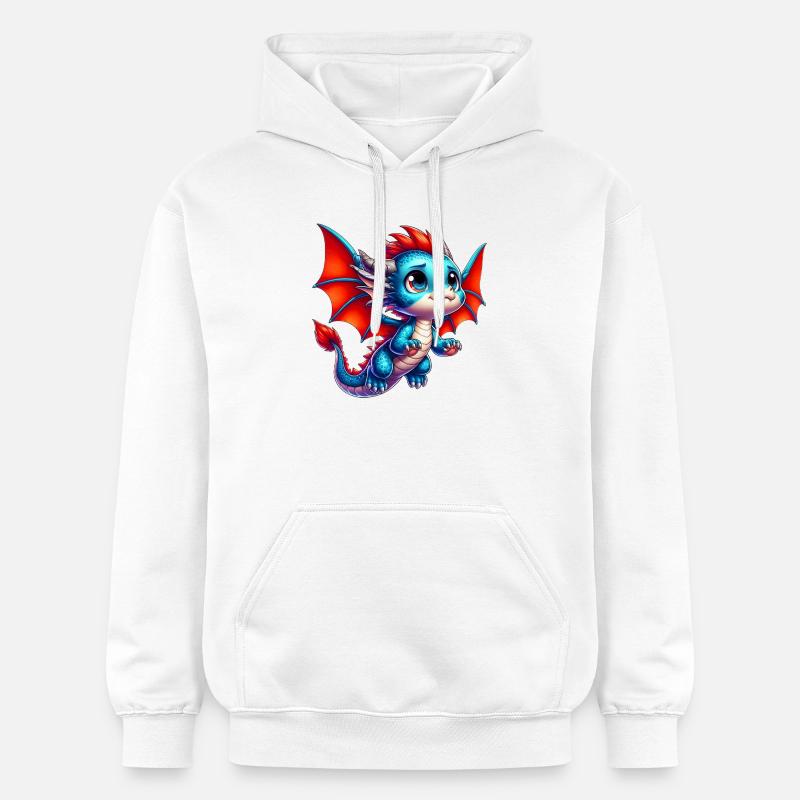 Dragon - Sweat à capuche Softstyle® Gildan Unisexe - blanc