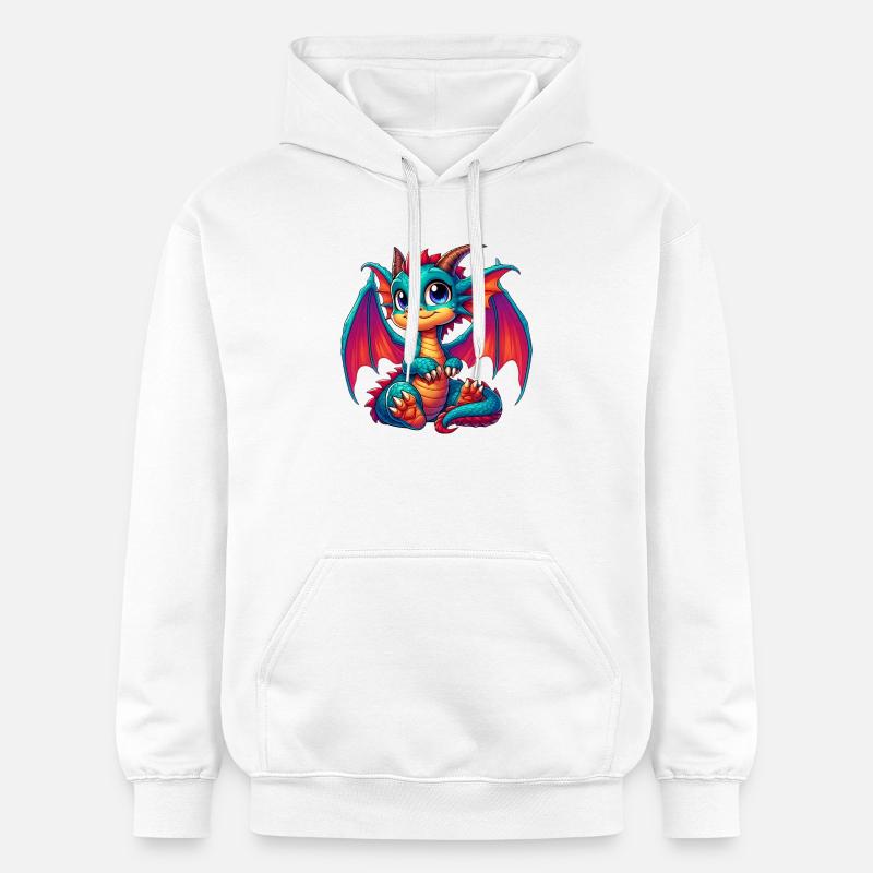 Dragon - Sweat à capuche Softstyle® Gildan Unisexe - blanc