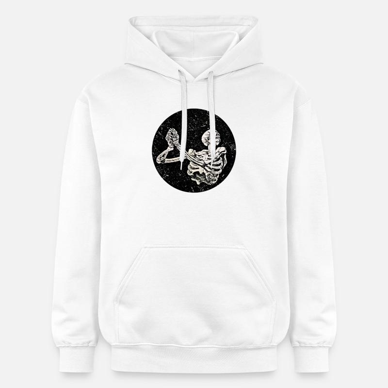 Mort - Sweat à capuche Softstyle® Gildan Unisexe - blanc