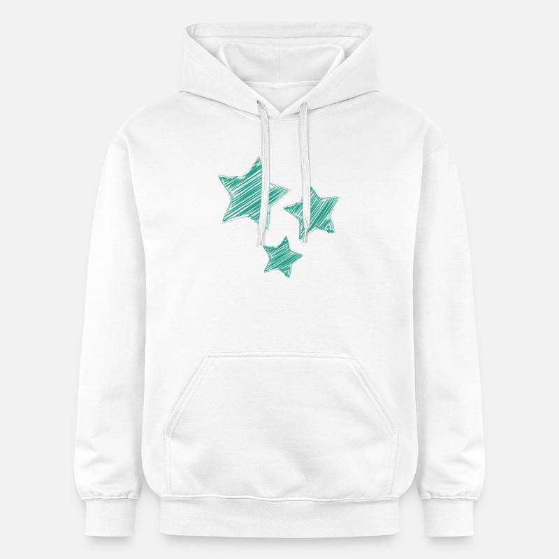 ETOILE. ETOILES - Sweat à capuche Softstyle® Gildan Unisexe - blanc