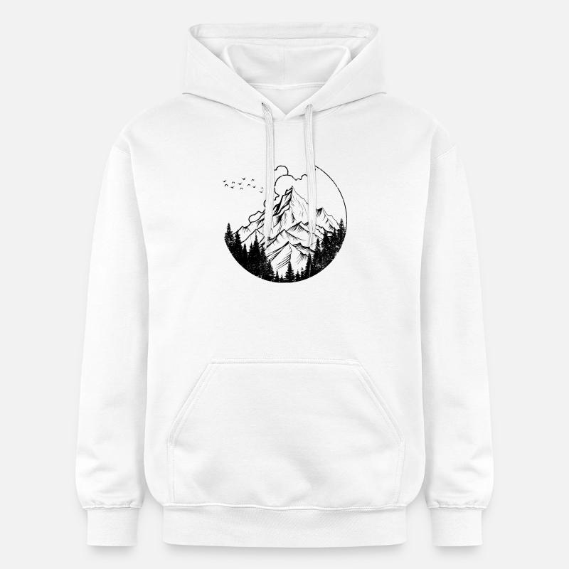 InputRequiredDesignPreview - Sweat à capuche Softstyle® Gildan Unisexe - blanc