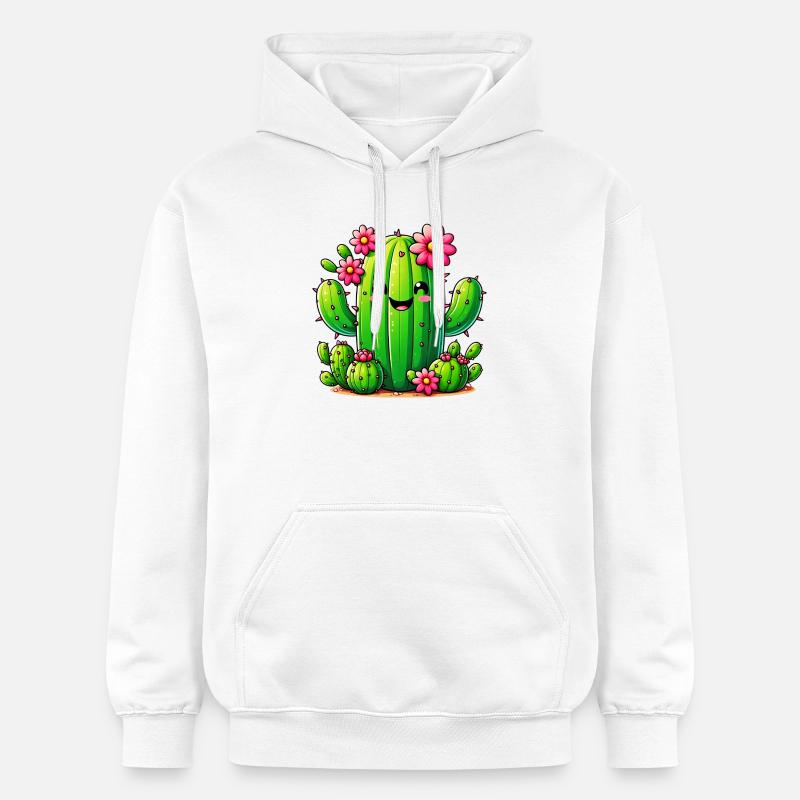 Cactus - Sweat à capuche Softstyle® Gildan Unisexe - blanc