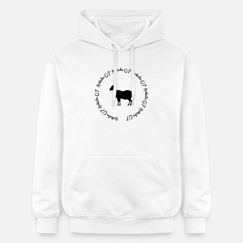Ardècho team - Sweat à capuche Softstyle® Gildan Unisexe - blanc
