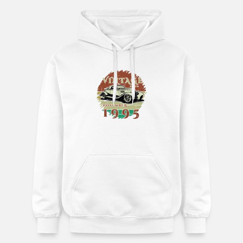 30e anniversaire - Classiques - Millésime depuis 11/1995 - Sweat à capuche Softstyle® Gildan Unisexe - blanc