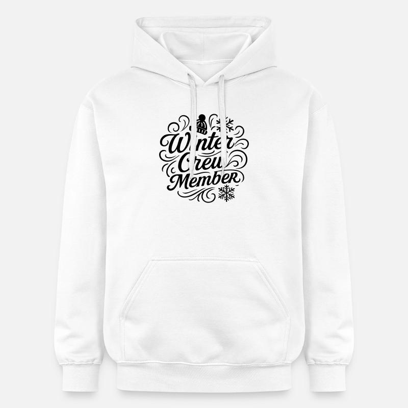 Équipe d’hiver - Sweat à capuche Softstyle® Gildan Unisexe - blanc