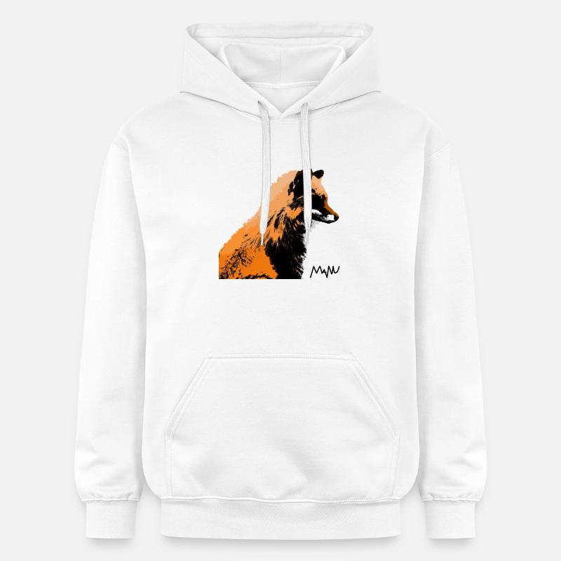 Fuchs - Gildan Unisex Softstyle® Midweight Hoodie - Weiß