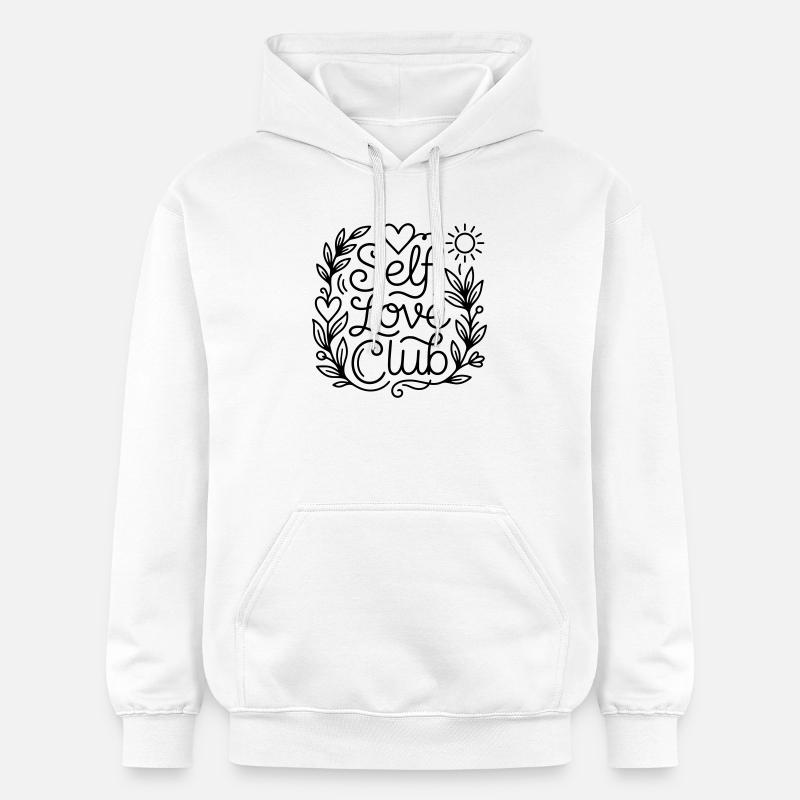 Selbstliebe - Gildan Unisex Softstyle® Midweight Hoodie - Weiß