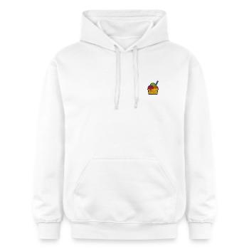 Eis - Gildan Unisex Softstyle® Midweight Hoodie - Weiß - Vorne - Liana (172cm) & Jaron (178cm)