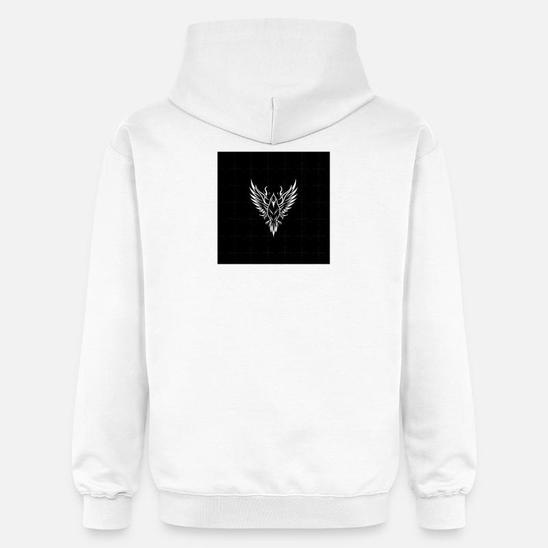 Black Eagle - Gildan Unisex Softstyle® Midweight Hoodie - white