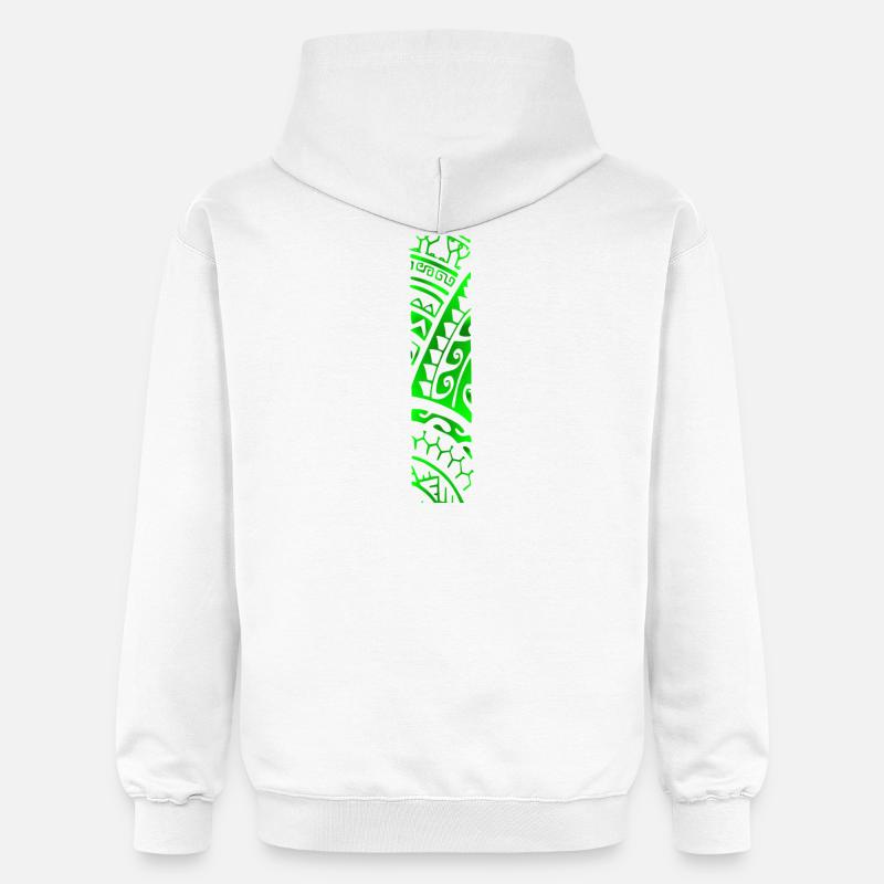 REVA (Vert) - Sweat à capuche Softstyle® Gildan Unisexe - blanc