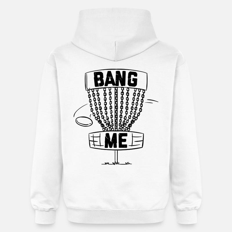 Disc Golf - Sweat à capuche Softstyle® Gildan Unisexe - blanc