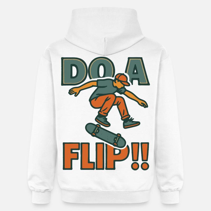 Machen Sie einen Flip DO - Gildan Unisex Softstyle® Midweight Hoodie - Weiß