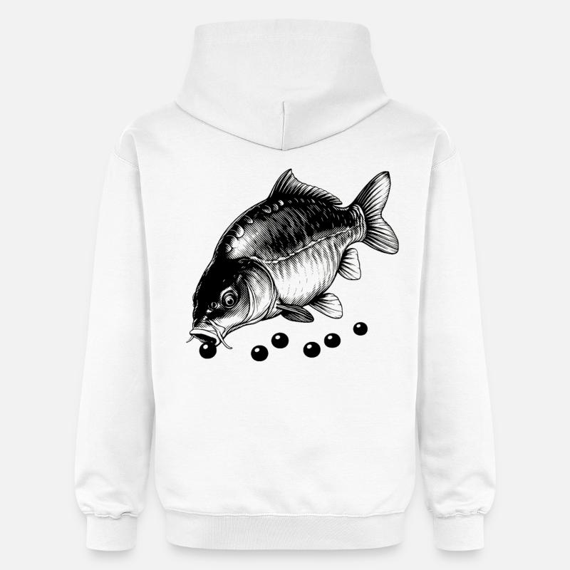 Carpe au déjeuner - Sweat à capuche Softstyle® Gildan Unisexe - blanc