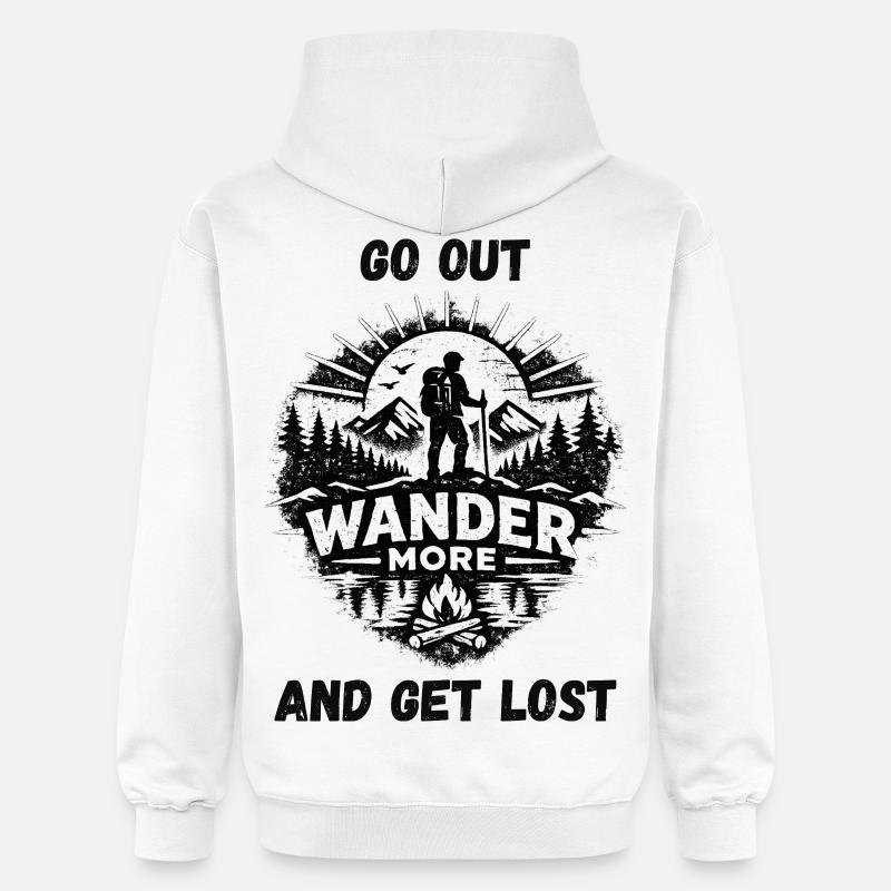 Explorer plus de contenu - Sweat à capuche Softstyle® Gildan Unisexe - blanc
