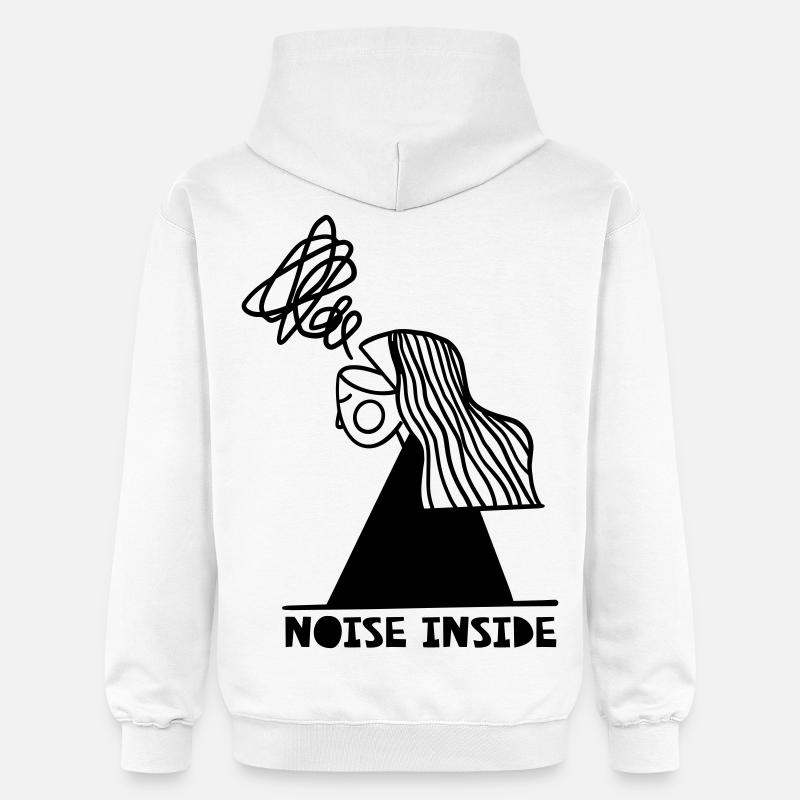 Noise Inside - Gildan Unisex Softstyle® Midweight Hoodie - white