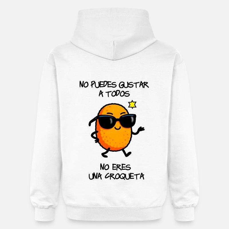 Croquette à la mode - Sweat à capuche Softstyle® Gildan Unisexe - blanc