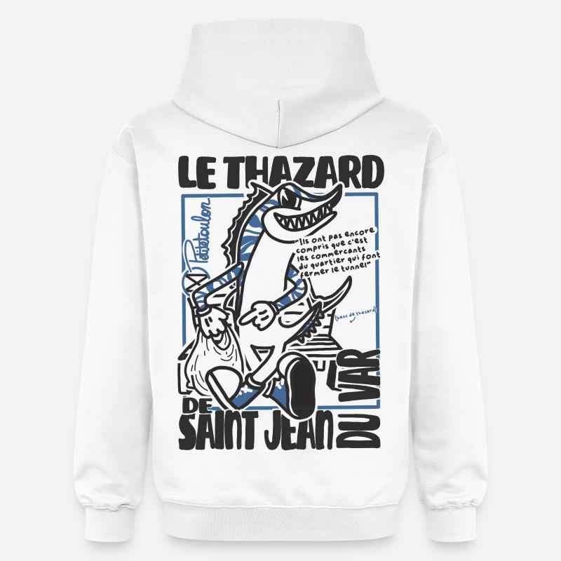 Thazard de Saint Jean du Var - Sweat à capuche Softstyle® Gildan Unisexe - blanc