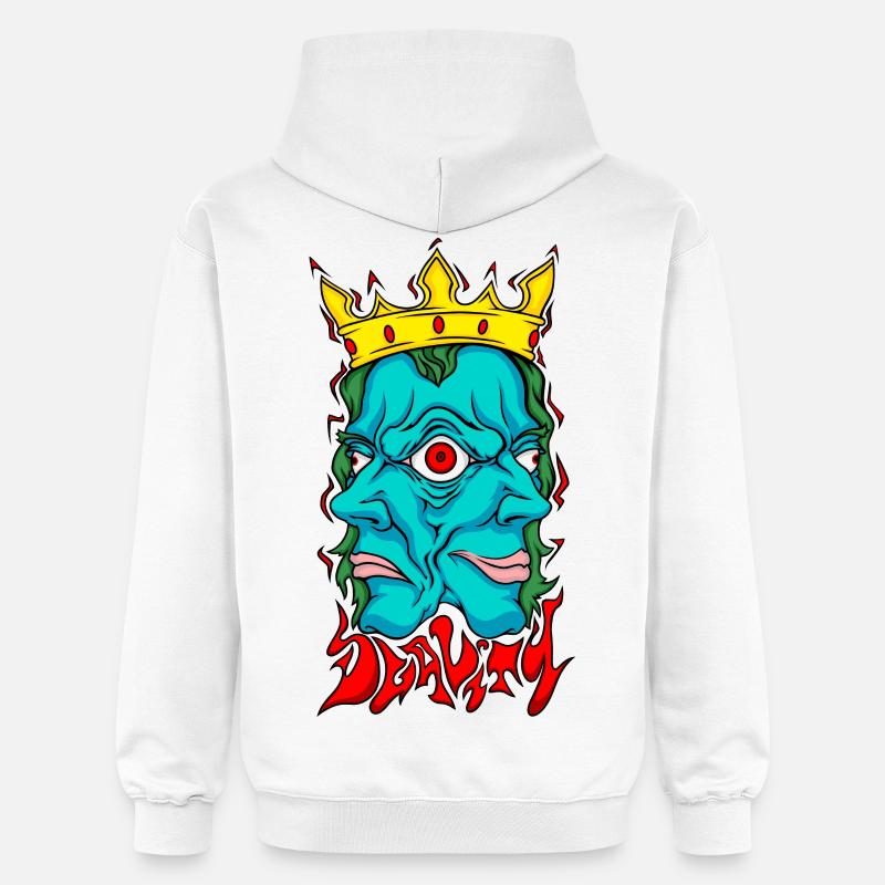 Dualité II - Sweat à capuche Softstyle® Gildan Unisexe - blanc