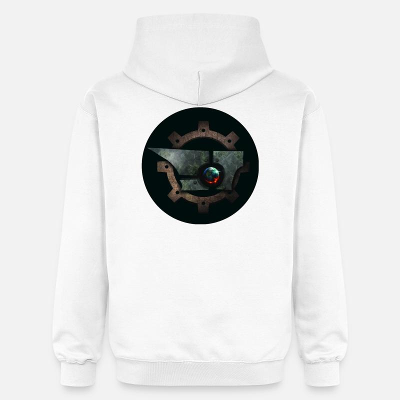 Logo GranFigo - Sweat à capuche Softstyle® Gildan Unisexe - blanc