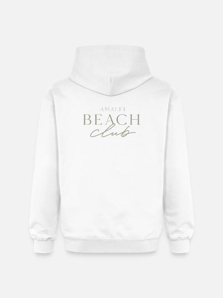 Amalfi Beach Club Logo - Gildan Unisex Softstyle® Midweight Hoodie - white