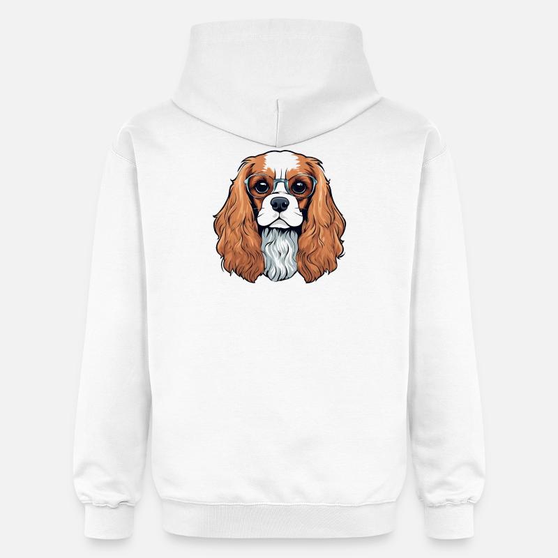 cavalier King Charles, chien, chien mignon - Sweat à capuche Softstyle® Gildan Unisexe - blanc
