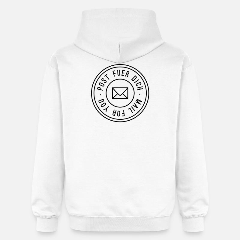 UNE Post pour vous - Sweat à capuche Softstyle® Gildan Unisexe - blanc