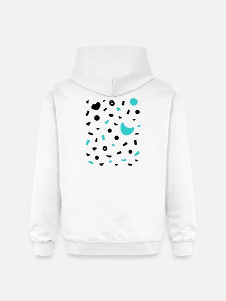 Boulder Projekt 7a Design Klettergriffe klettern - Gildan Unisex Softstyle® Midweight Hoodie - Weiß