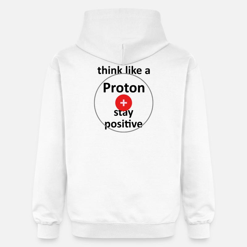Unispruch "like a proton" Geschenk, Studenten - Gildan Unisex Softstyle® Midweight Hoodie - Weiß