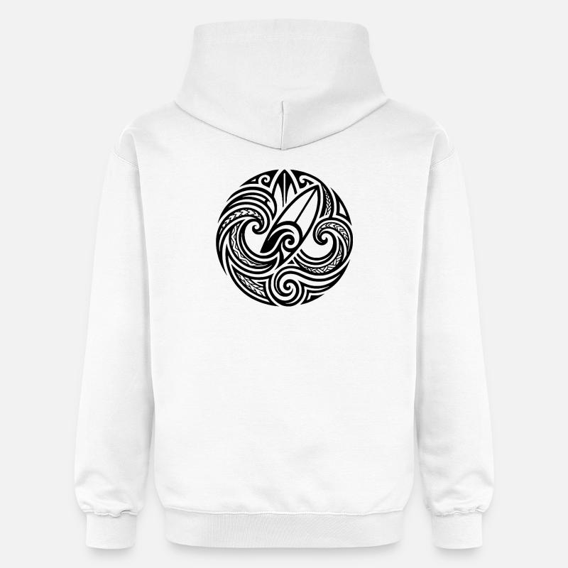 Retour de l’île - Sweat à capuche Softstyle® Gildan Unisexe - blanc