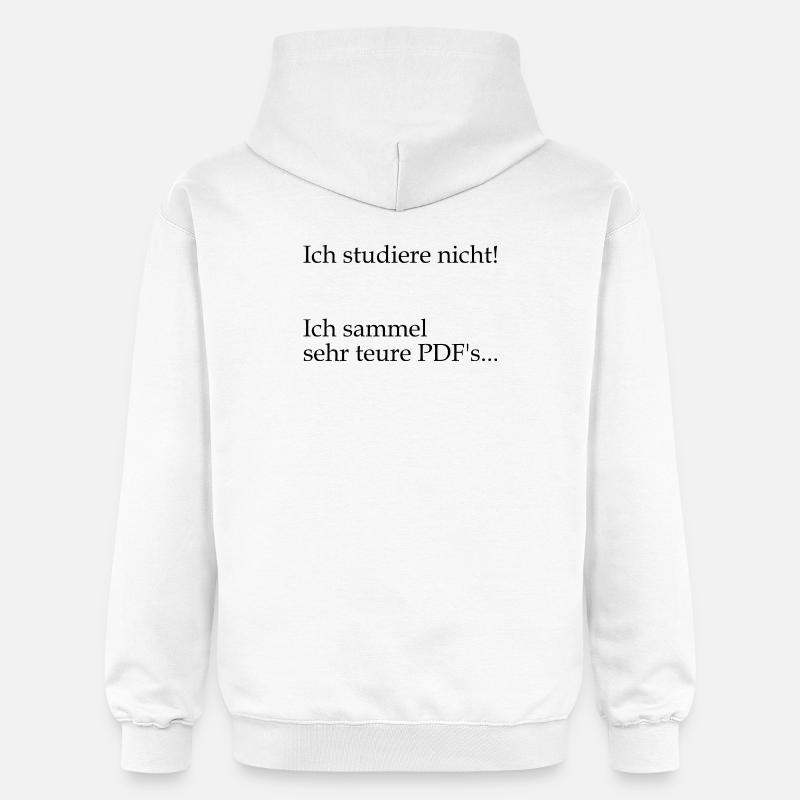 Unispruch "sehr teure PDFs" Geschenk, Studenten - Gildan Unisex Softstyle® Midweight Hoodie - Weiß