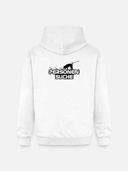 Mantrailer - Gildan Unisex Softstyle® Midweight Hoodie - Weiß