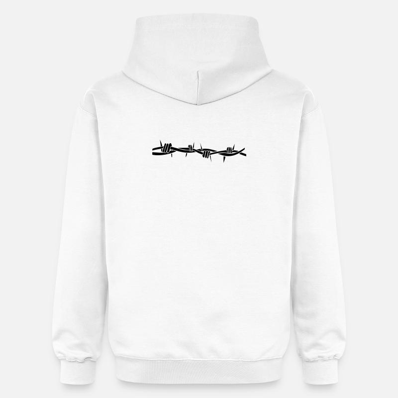 stacheldraht - Sweat à capuche Softstyle® Gildan Unisexe - blanc