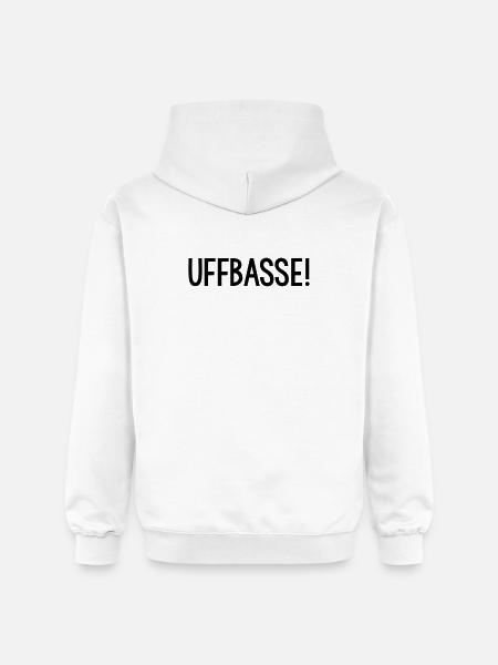 UFFBASSE Dialekt badisch - Gildan Unisex Softstyle® Midweight Hoodie - Weiß