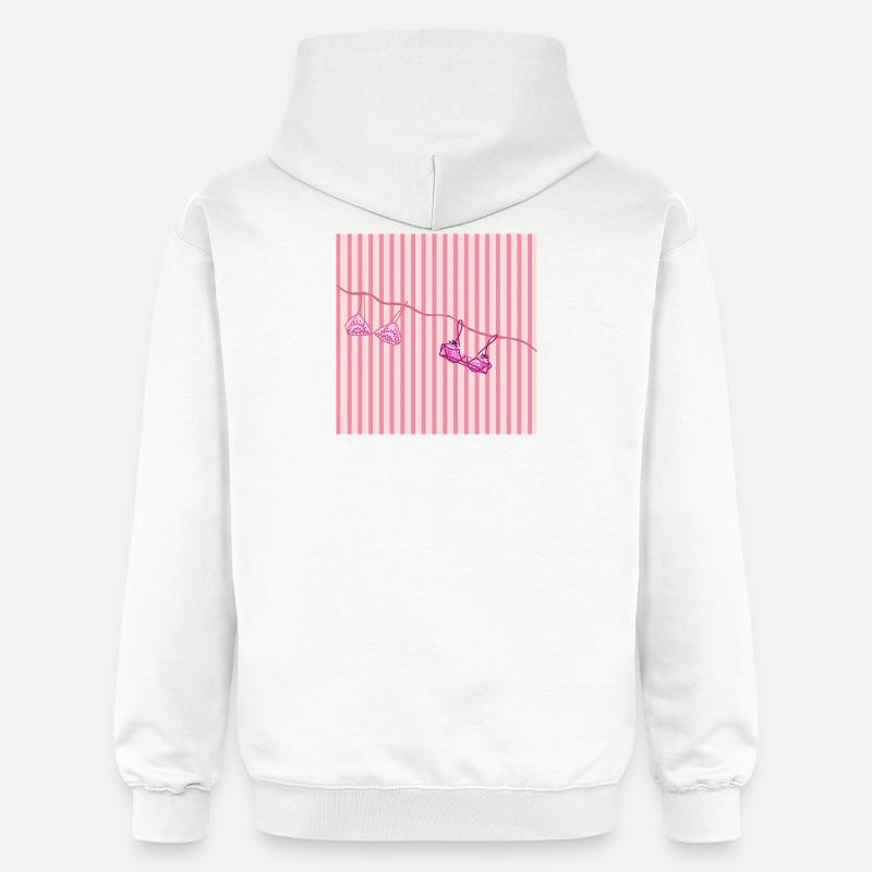 Féminisme - Sweat à capuche Softstyle® Gildan Unisexe - blanc