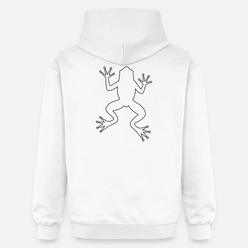 Grenouille crapaud - Sweat à capuche Softstyle® Gildan Unisexe - blanc