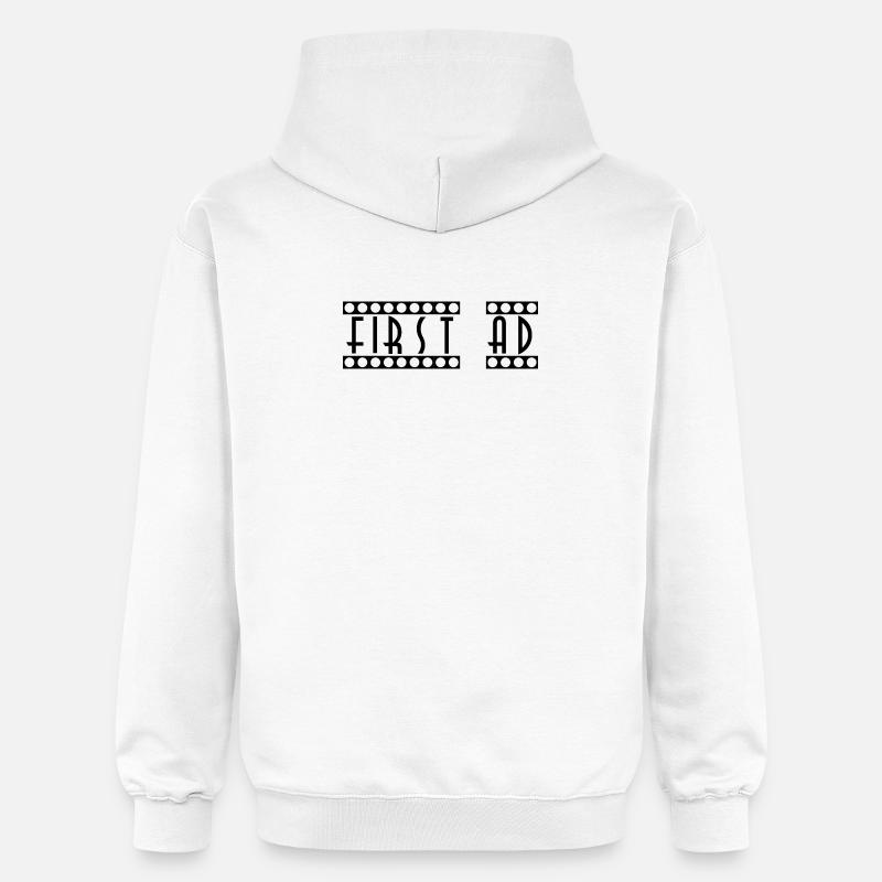 First_AD - Sweat à capuche Softstyle® Gildan Unisexe - blanc