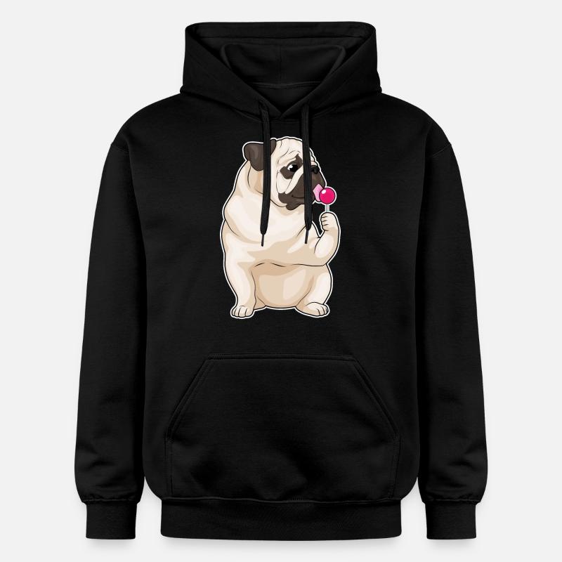 Pulin Lollipop - Sweat à capuche Softstyle® Gildan Unisexe - noir