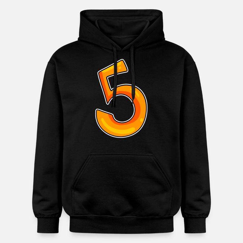 Numéro 5 Numéro - Sweat à capuche Softstyle® Gildan Unisexe - noir