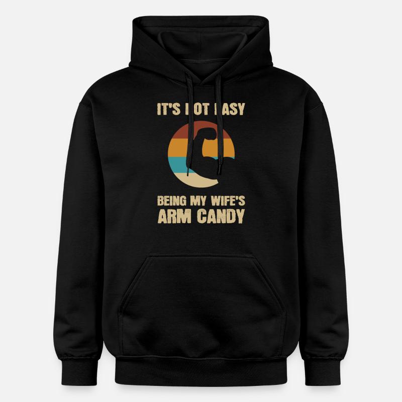 Arm Candy Ehemann - Gildan Unisex Softstyle® Midweight Hoodie - Schwarz