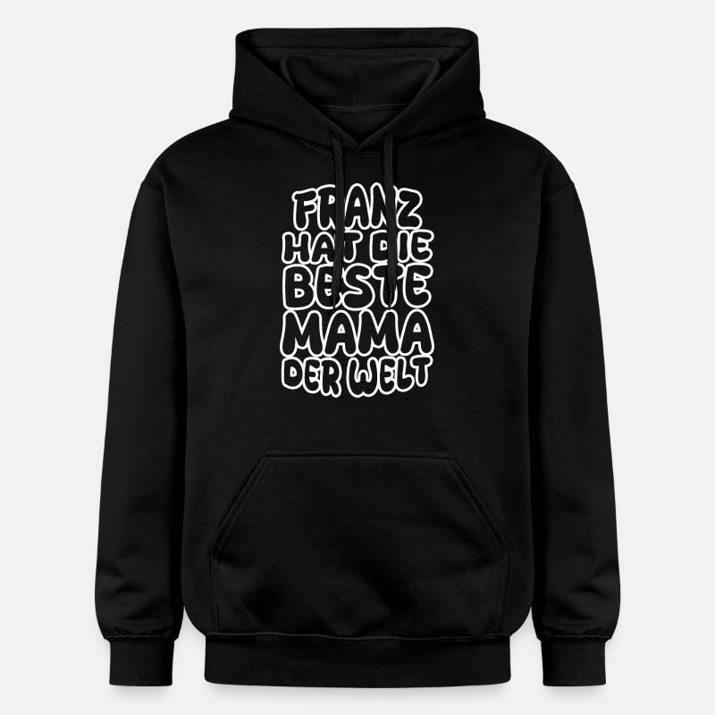 Franz - Sweat à capuche Softstyle® Gildan Unisexe - noir