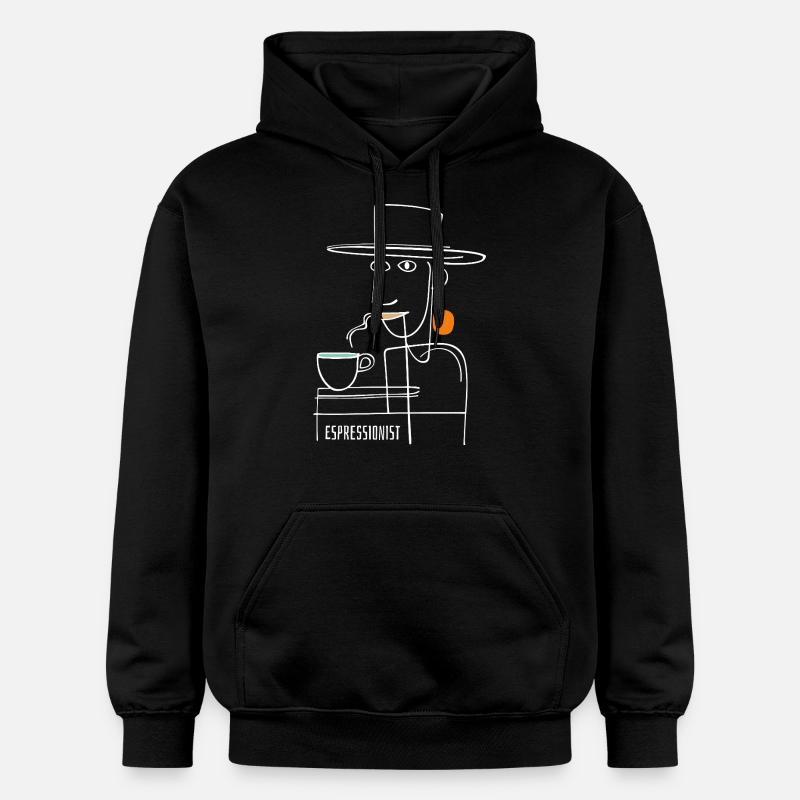Espressionist - Espresso - Boisson au café - Sweat à capuche Softstyle® Gildan Unisexe - noir