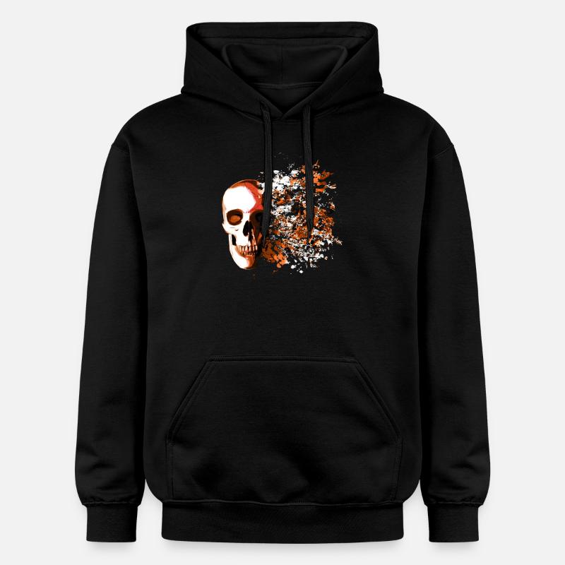 skull explosion - Sweat à capuche Softstyle® Gildan Unisexe - noir