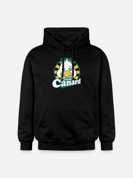 TeamCanard - Sweat à capuche Softstyle® Gildan Unisexe - noir